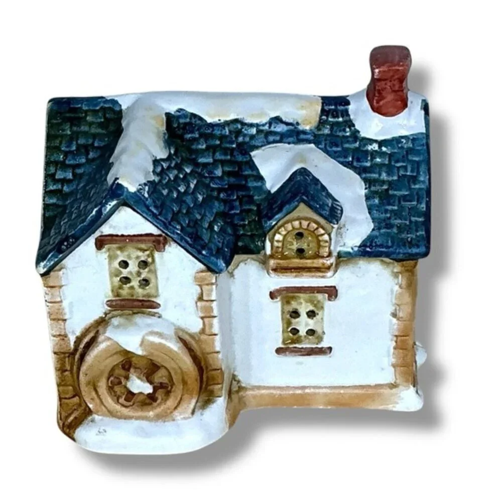 Village Grist Mill Holiday Dickens of London Christmas Porcelain House Vintage